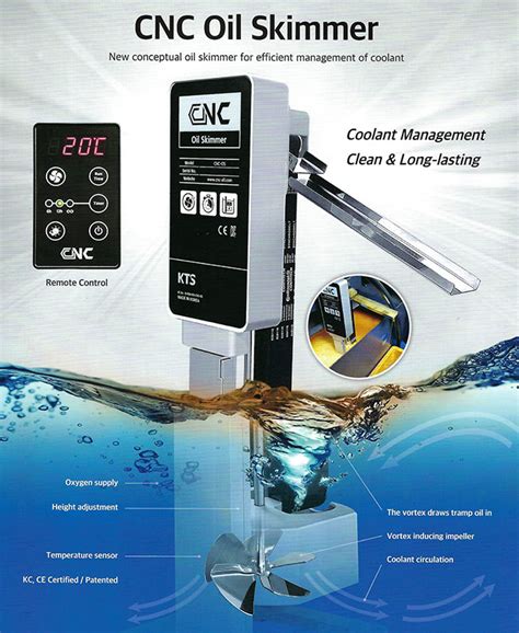 cnc machine coolant skimmers|haas coolant tank oil skimmer.